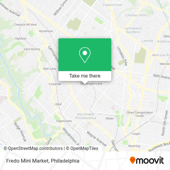 Fredo Mini Market map