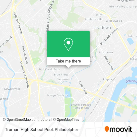 Truman High School Pool map