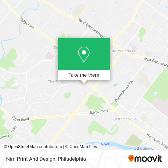 Njm Print And Design map