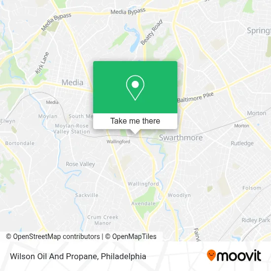 Wilson Oil And Propane map