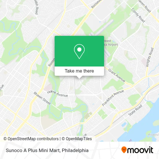 Sunoco A Plus Mini Mart map