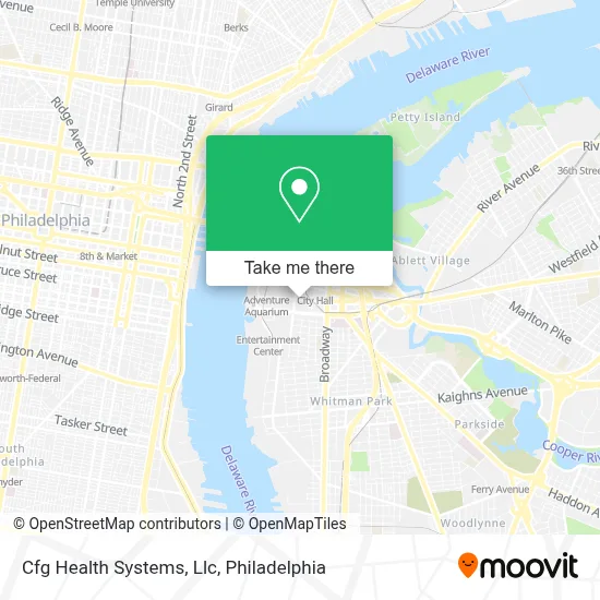 Cfg Health Systems, Llc map