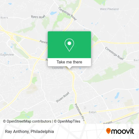 Ray Anthony map