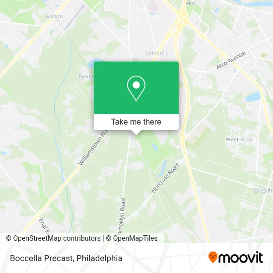 Boccella Precast map