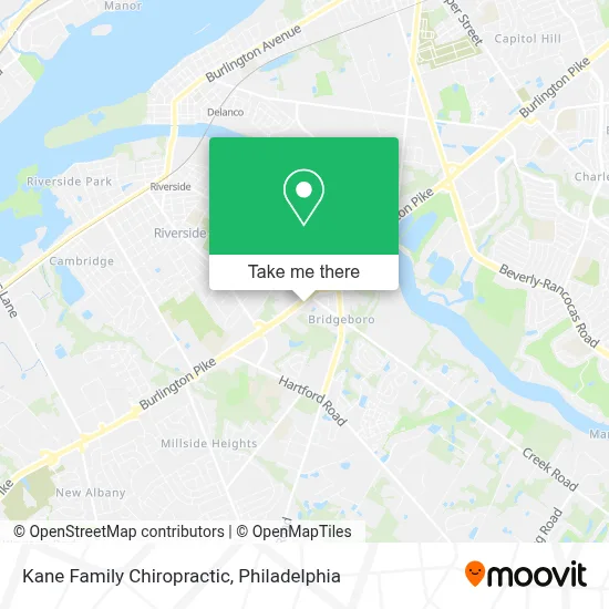 Kane Family Chiropractic map