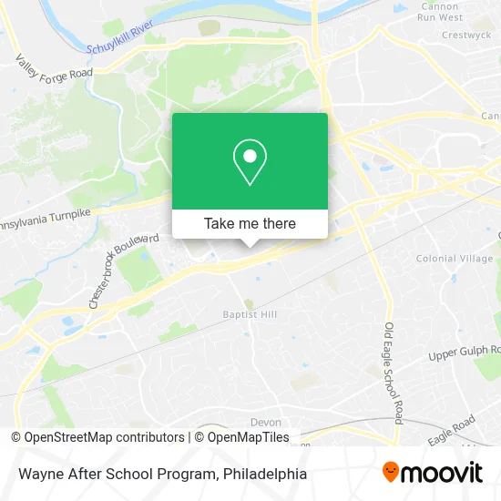 Wayne After School Program map