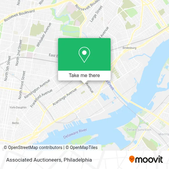 Associated Auctioneers map