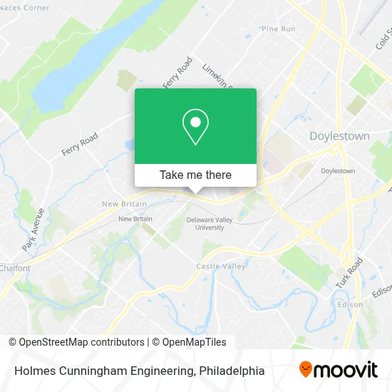 Holmes Cunningham Engineering map