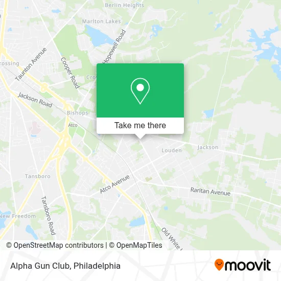 Alpha Gun Club map