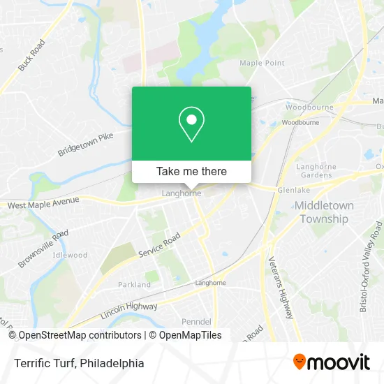Terrific Turf map