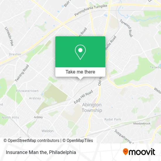 Insurance Man the map