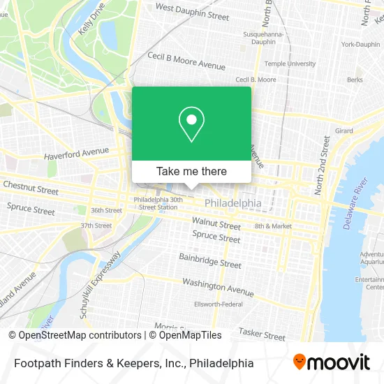 Footpath Finders & Keepers, Inc. map