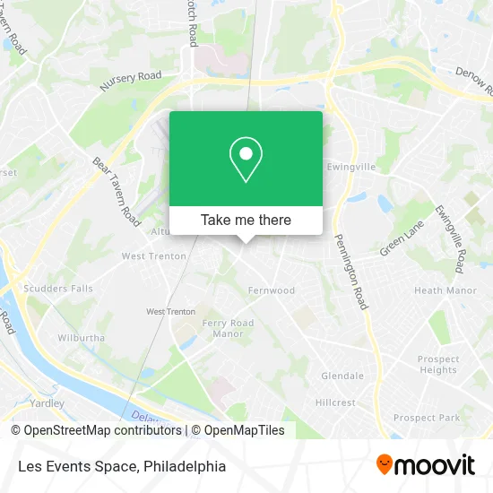 Les Events Space map
