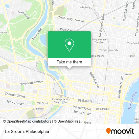 La Groom map