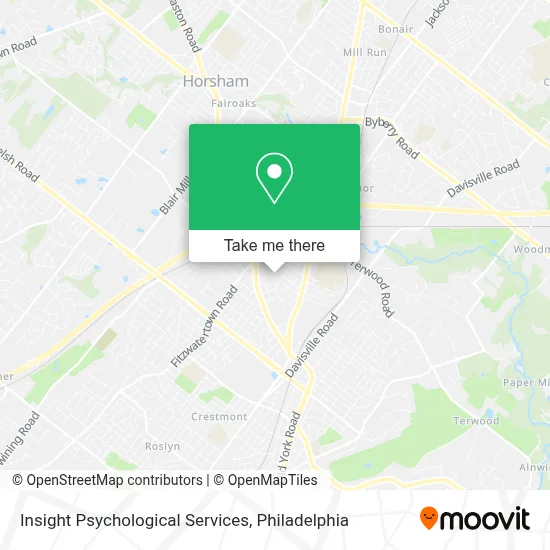 Insight Psychological Services map