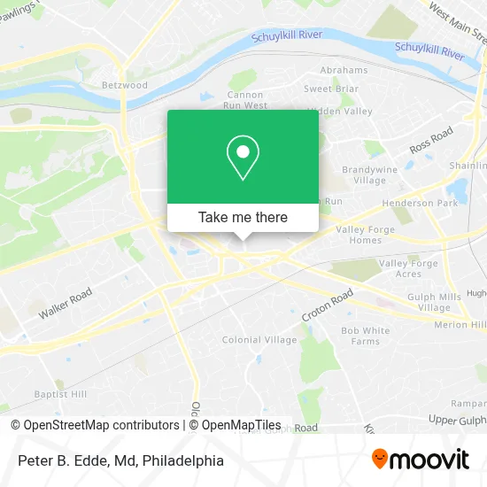 Peter B. Edde, Md map