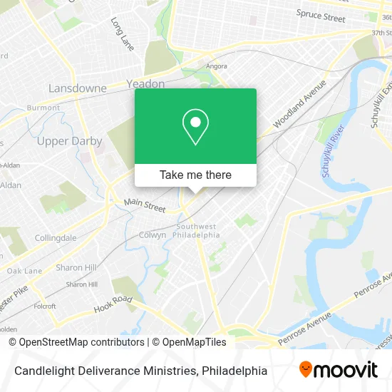 Candlelight Deliverance Ministries map