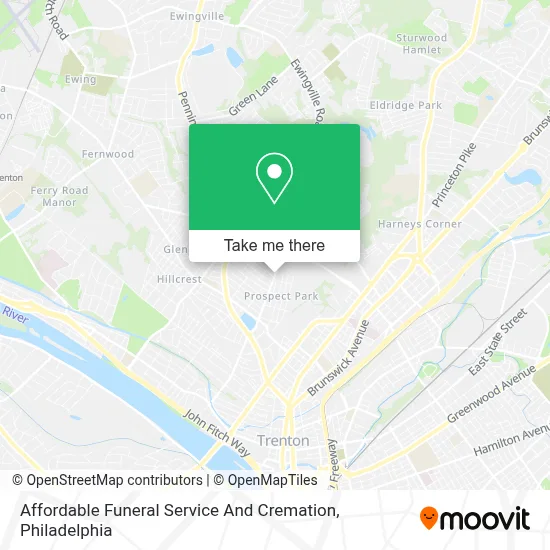 Affordable Funeral Service And Cremation map