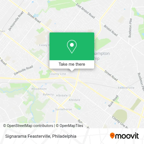Signarama Feasterville map