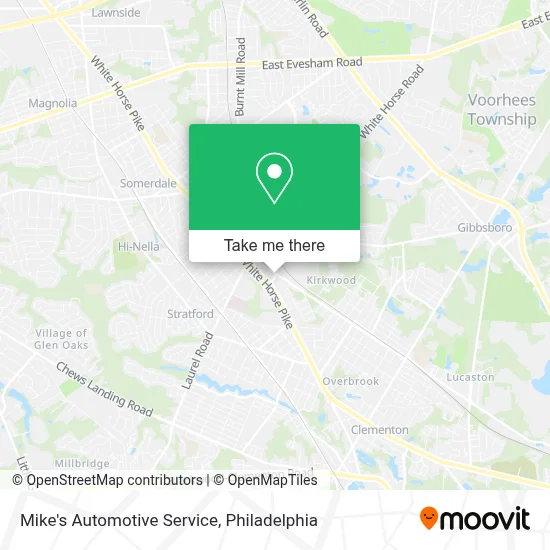 Mike's Automotive Service map