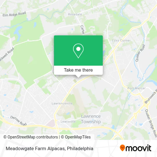 Meadowgate Farm Alpacas map