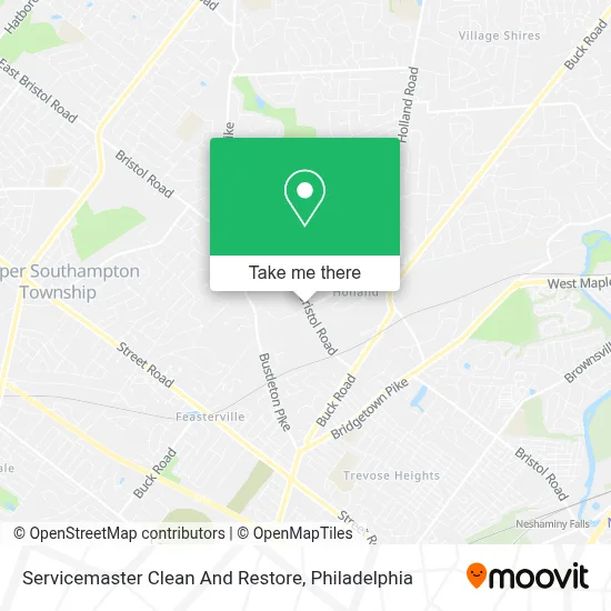 Servicemaster Clean And Restore map