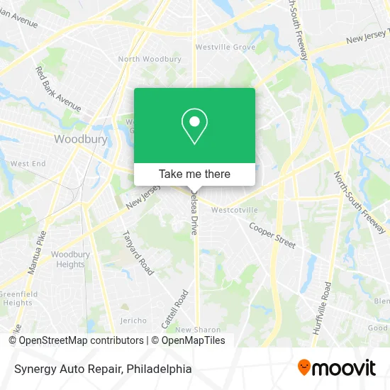 Synergy Auto Repair map