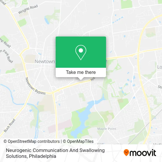 Neurogenic Communication And Swallowing Solutions map