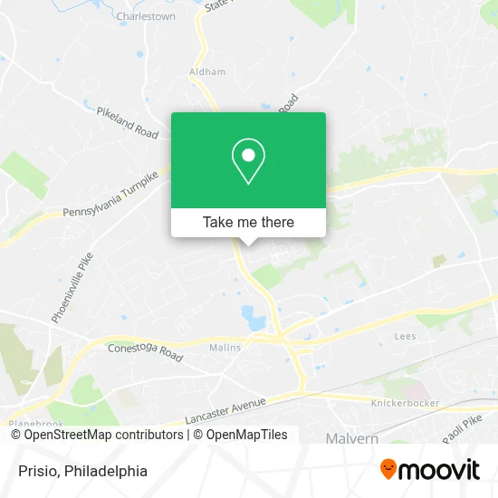 Prisio map