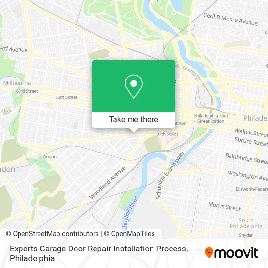 Experts Garage Door Repair Installation Process map