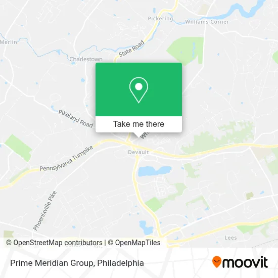 Prime Meridian Group map