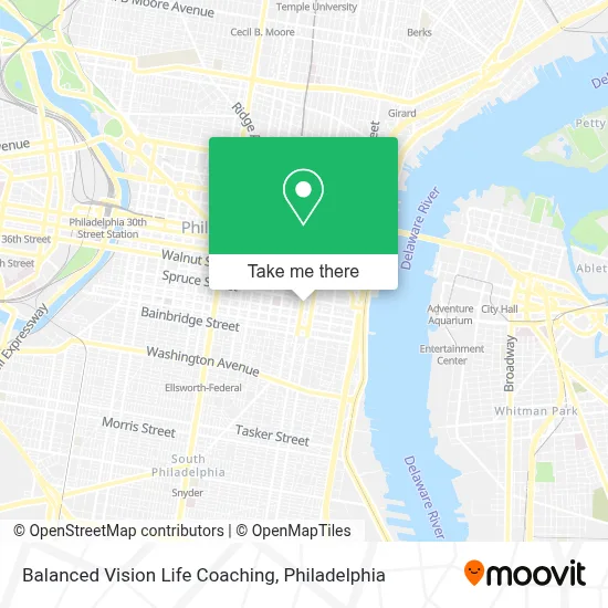 Balanced Vision Life Coaching map
