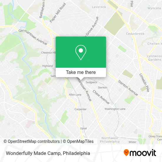 Wonderfully Made Camp map