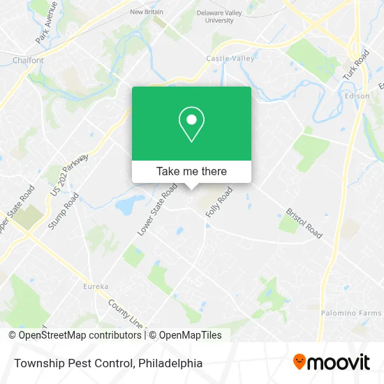 Township Pest Control map