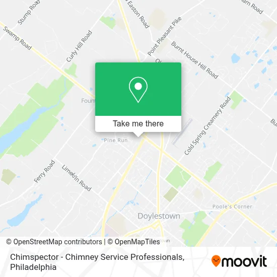 Chimspector - Chimney Service Professionals map