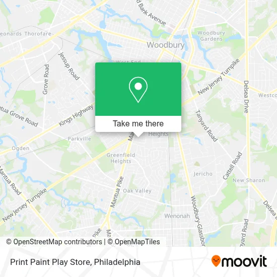 Print Paint Play Store map