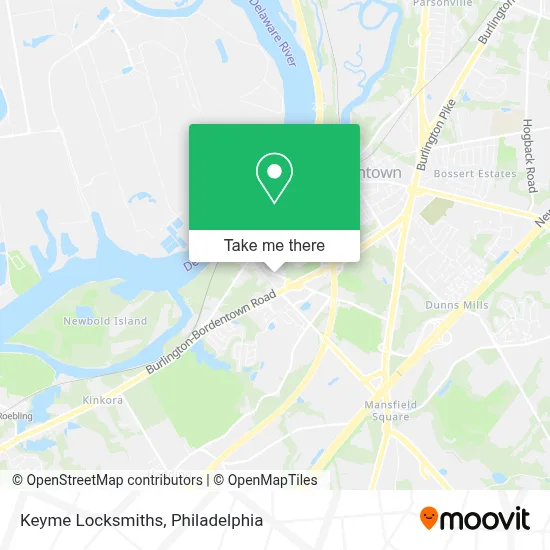 Keyme Locksmiths map
