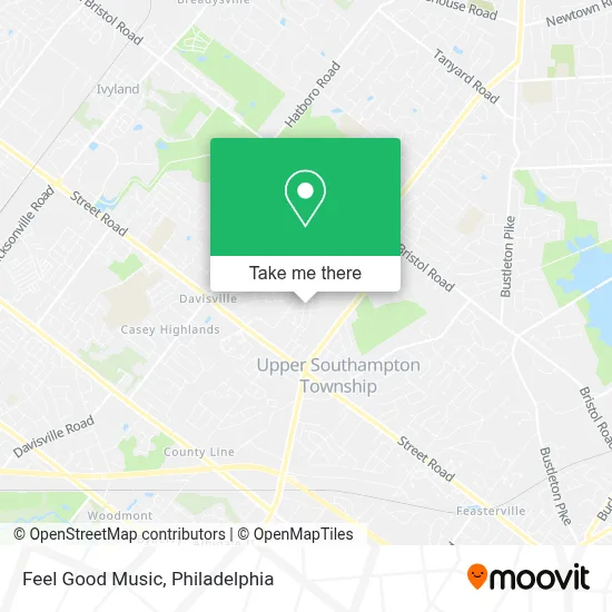 Feel Good Music map