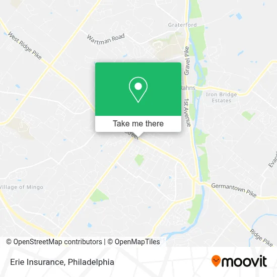 Erie Insurance map