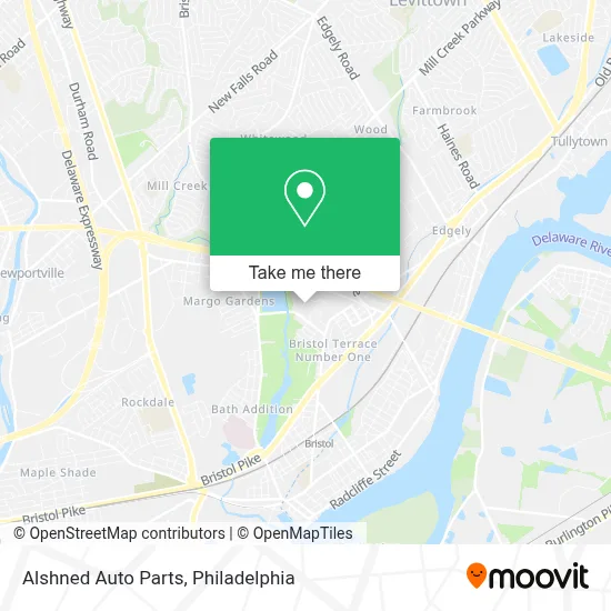 Alshned Auto Parts map