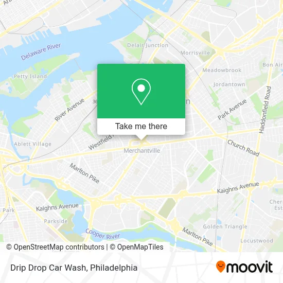 Drip Drop Car Wash map