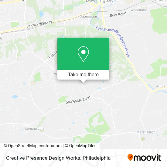 Creative Presence Design Works map