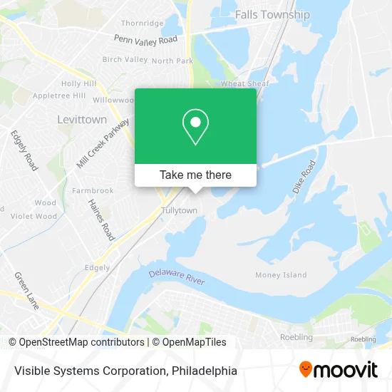Visible Systems Corporation map