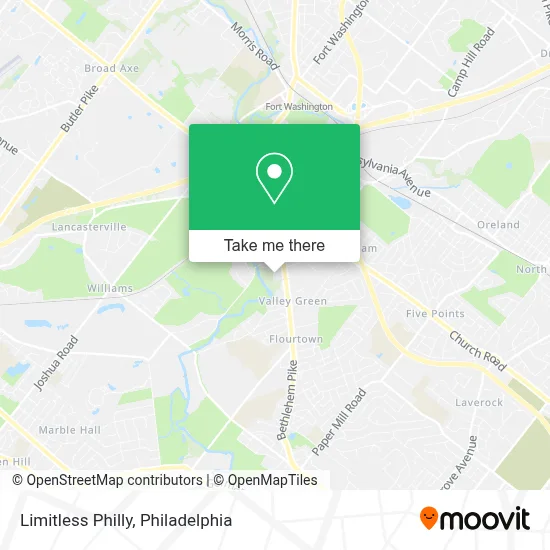Limitless Philly map