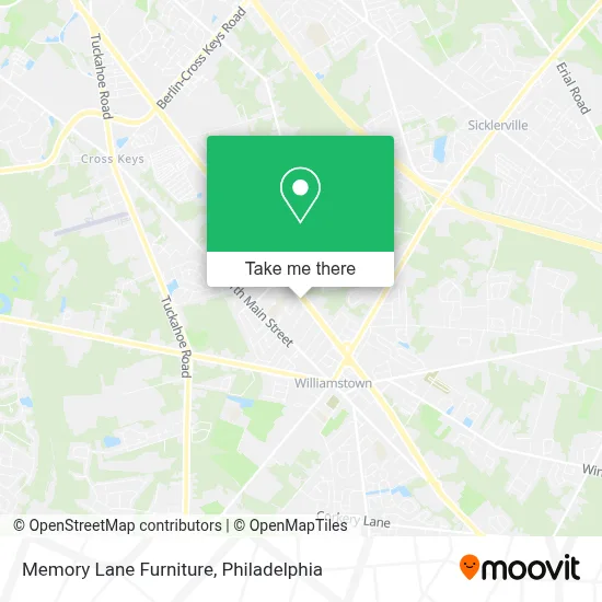 Memory Lane Furniture map