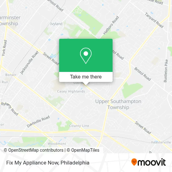 Fix My Appliance Now map
