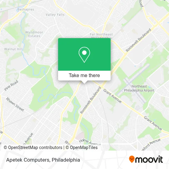 Apetek Computers map