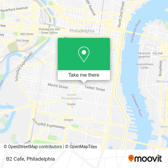B2 Cafe map