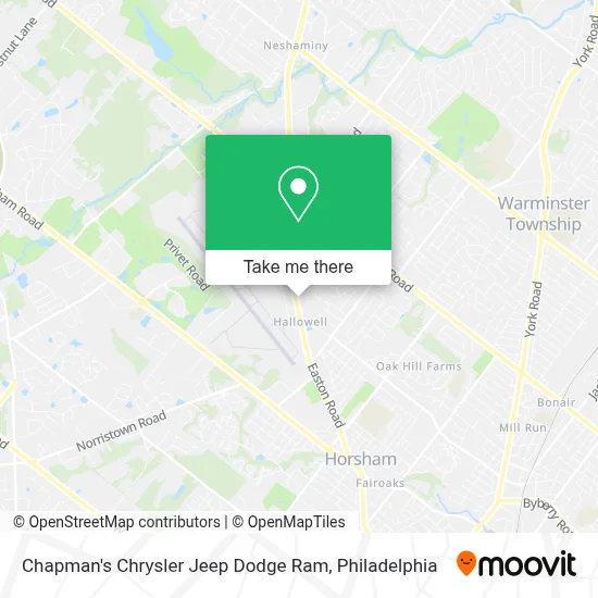 Chapman's Chrysler Jeep Dodge Ram map