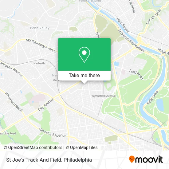 St Joe's Track And Field map